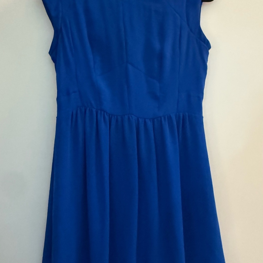 Rebecca Taylor Vibrant Blue Mini Dress - Picture 1 of 4